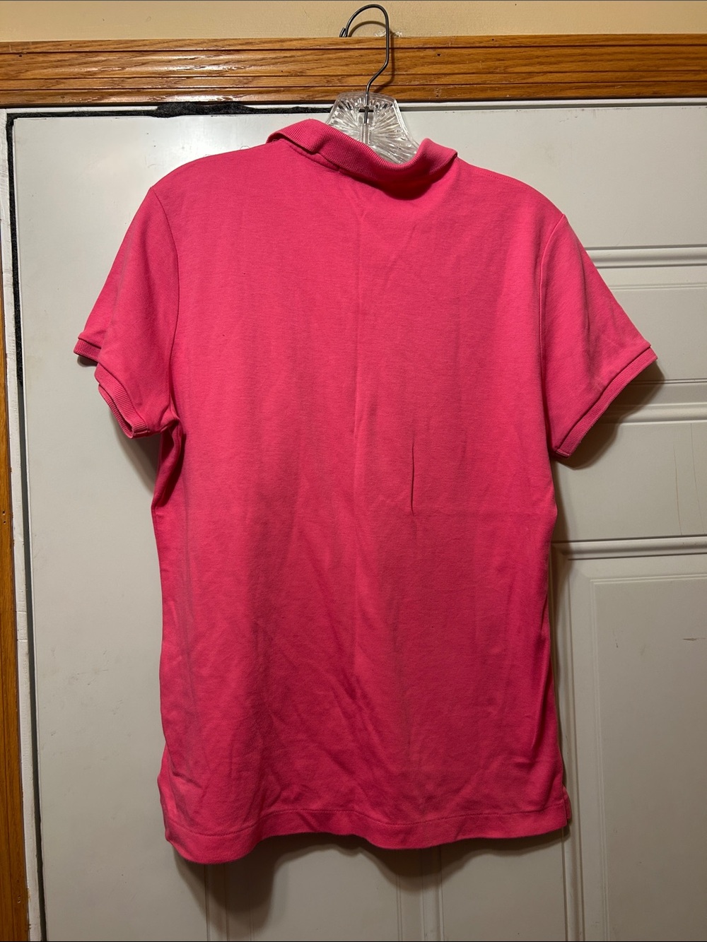 Ralph Lauren Hot Pink Polo with Green Logo XL - Picture 2 of 3